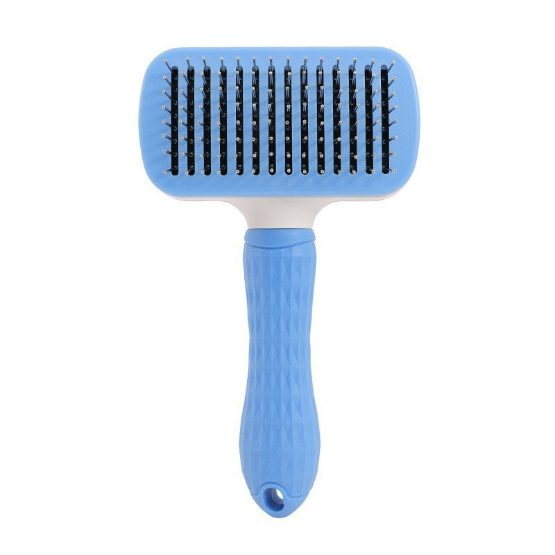 Selbstreinigende Tier-Haar-Bürste
