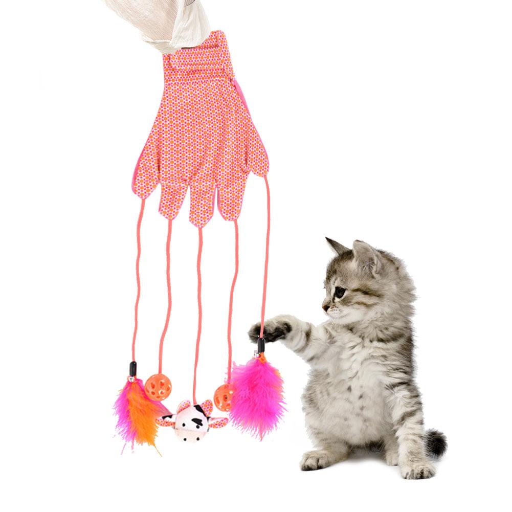 Katzenspielzeug Handschuh