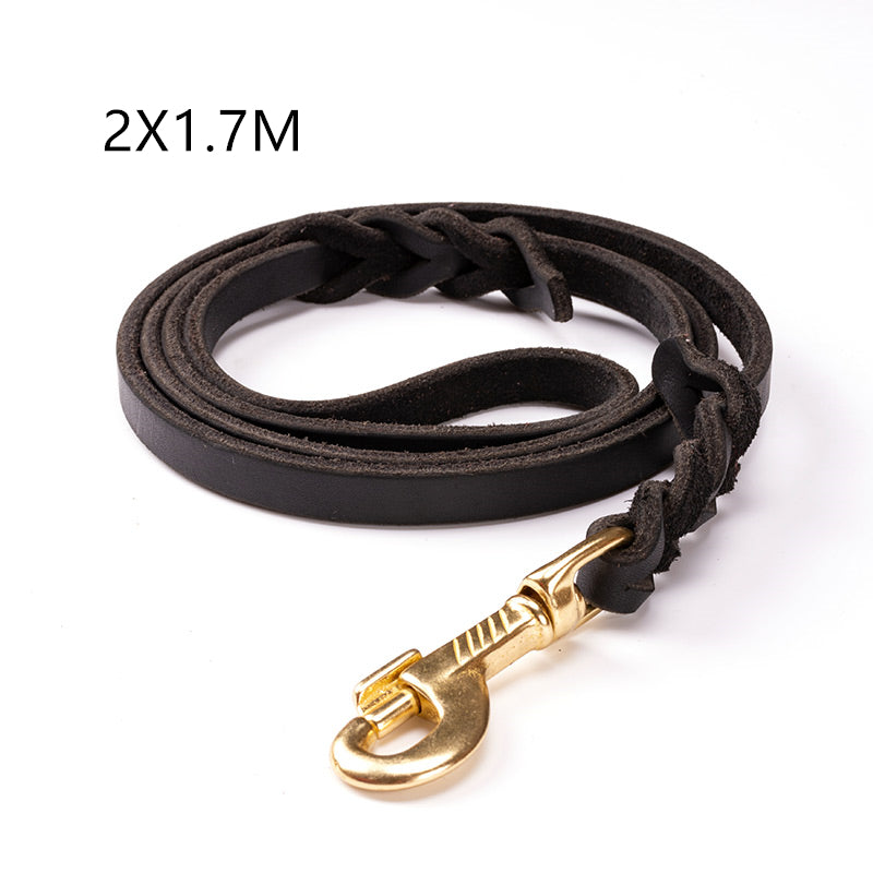 Leder Hundeleine