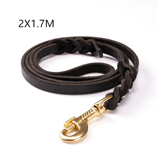 Leder Hundeleine