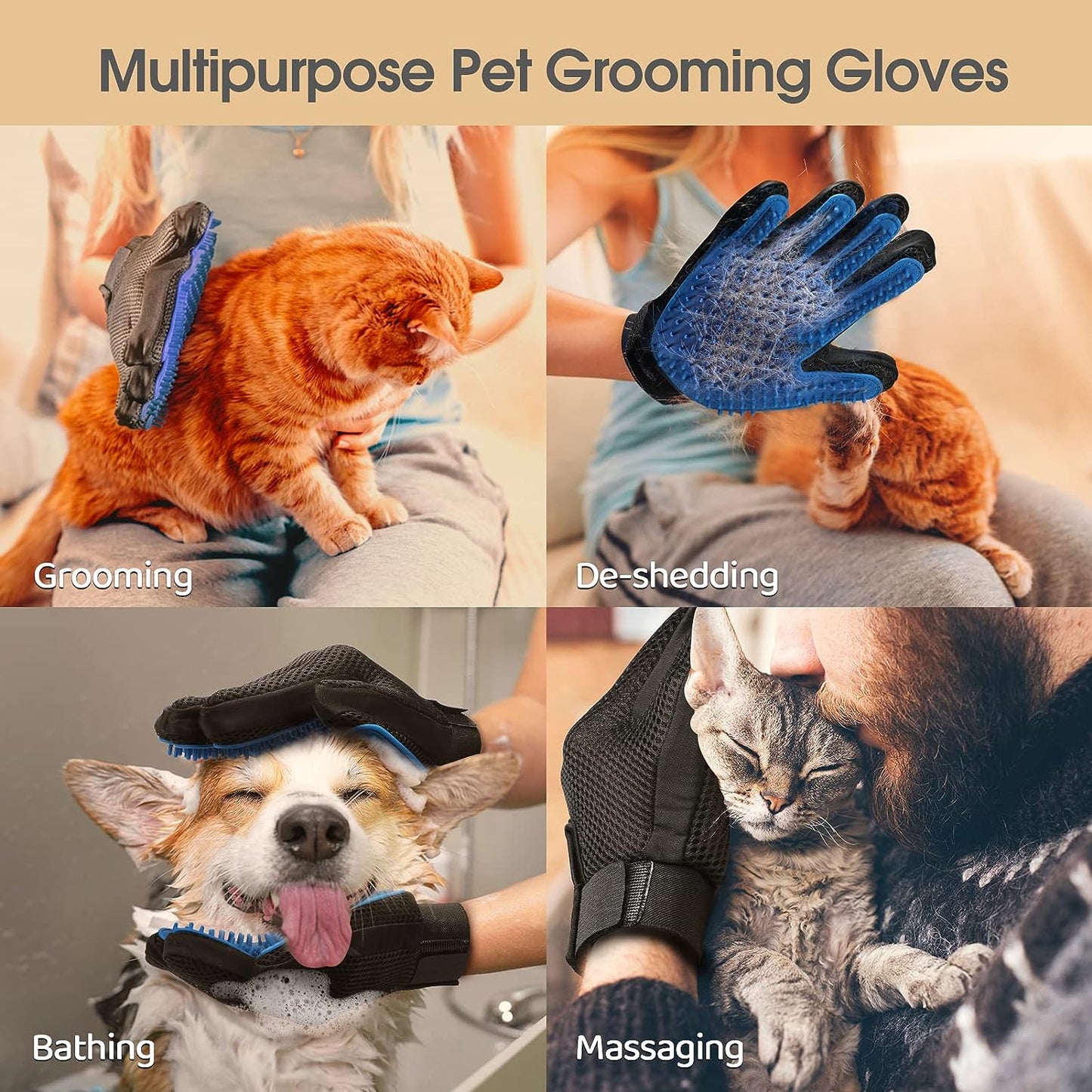 Fellpflege-Handschuh